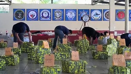 Guatemala incauta casi cuatro toneladas de cocaína en el Caribe