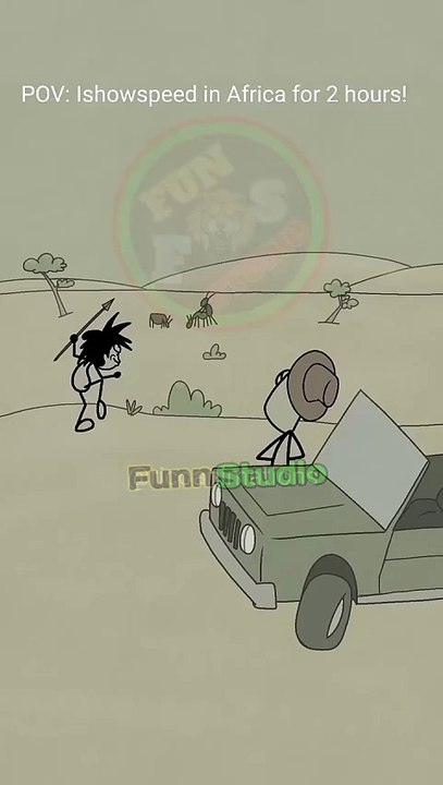 POV_ Ishowspeed in Africa for 2 hours! (Funn Studio 🤗😊) #shorts