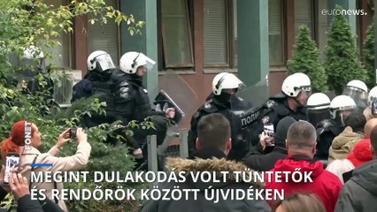 Egyre nagyobb a feszültség Újvidéken a november eleji tragédia miatt