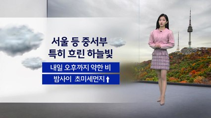 [이슈날씨] 내일 흐리고 온화한 날씨…오후까지 중서부 지역에 비 / YTN