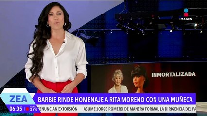 Barbie rinde homenaje a Rita Moreno con una muñeca