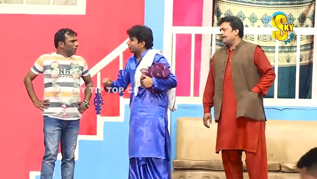 Sakhawat Naz and Vicky Kodu With Azeem Vicky  Stage Drama Teri Meri Jori  Full Comedy Clip 2019