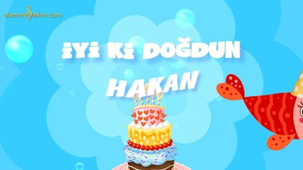 İyi ki Doğdun HAKAN - İsme Özel Kırmızı Balık Doğum Günü Şarkısı