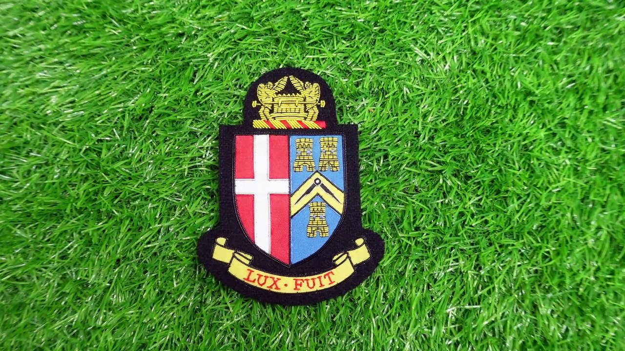 Hand Embroidery Blazer Badges, embroidered bullion badges, Blazer Bullion Badge Supplier