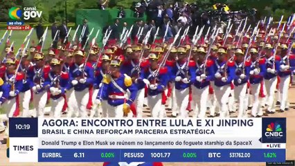 Começa encontro entre Lula e Xi Jinping; acompanhe