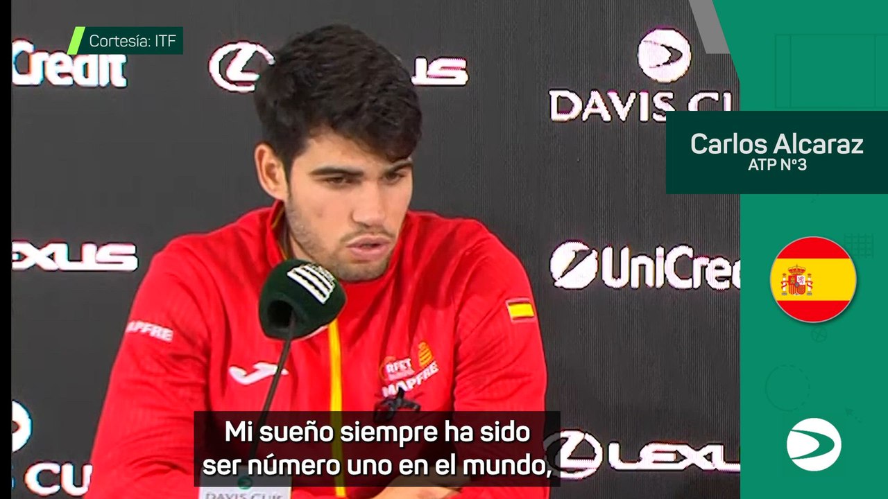 Carlos Alcaraz: "Mi sueño siempre ha sido ser número uno del mundo del tenis gracias a Rafa Nadal"