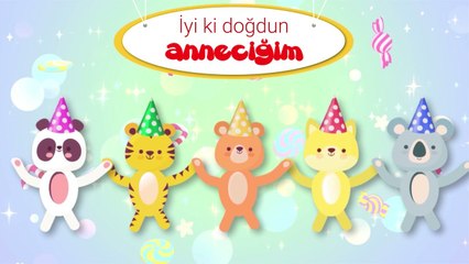 İyi ki Doğdun ANNECİĞİM - İsme Özel Kırmızı Balık Doğum Günü Şarkısı