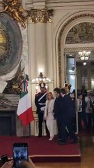 El presidente Javier Milei recibe a Giorgia Meloni en Casa Rosada