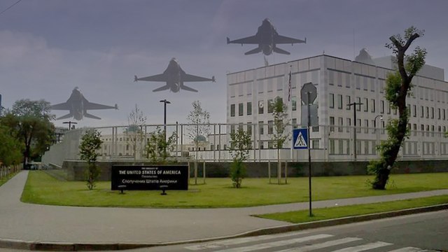 Xung đột leo thang: Đại sứ quán Mỹ ở Kiev đóng cửa vì dự đoán về một cuộc không kích lớn