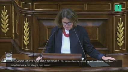 Teresa Ribera: "Entre las 18.00 y las 19.00 la pantalla del CECOPI pasó a negro, no sabemos qué ocurrió durante esa hora".