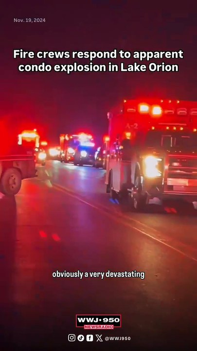 Explosion rocks Orion Township condo complex