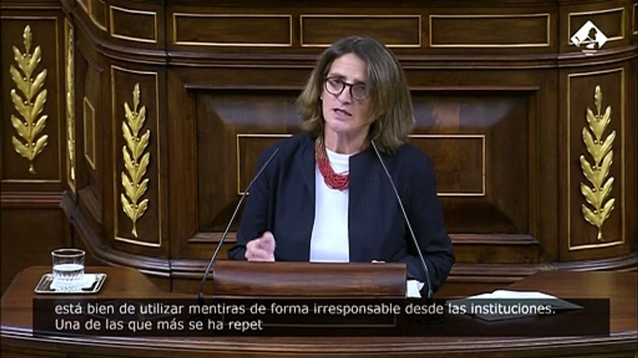 Teresa Ribera defiende las palabras de Sánchez: "Se habla de una supuesta indolencia del presidente"