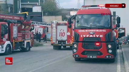 Kocaeli'de fabrikada kazan patladı