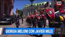 📢  LLEGÓ GIORGIA MELONI A LA CASA ROSADA PARA REUNIRSE CON EL PRESIDENTE JAVIER MILEI