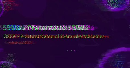 OSCP - Exam Like Machines Practical Demo