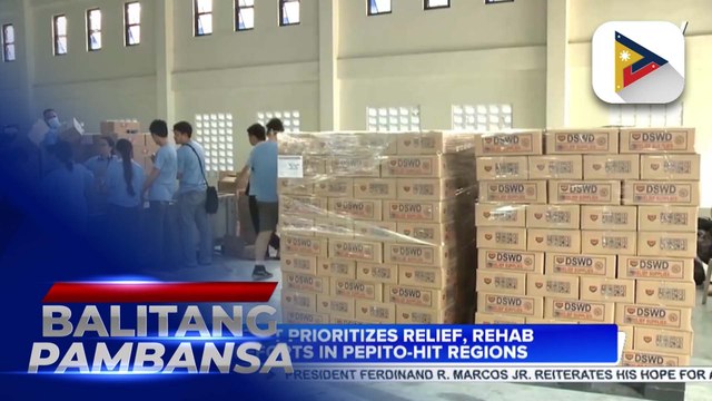 Gov’t prioritizes relief, rehab efforts in Pepito-hit regions