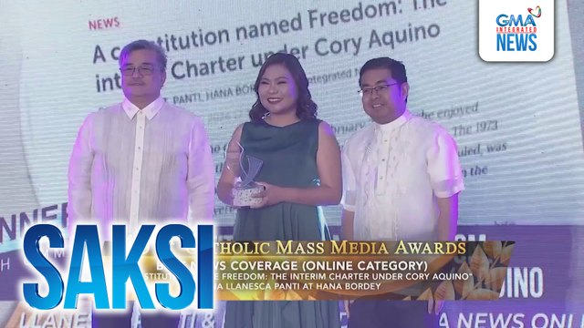 Ilang programa at coverage ng Kapuso Network, wagi sa 46th Catholic Mass Media Awards | Saksi