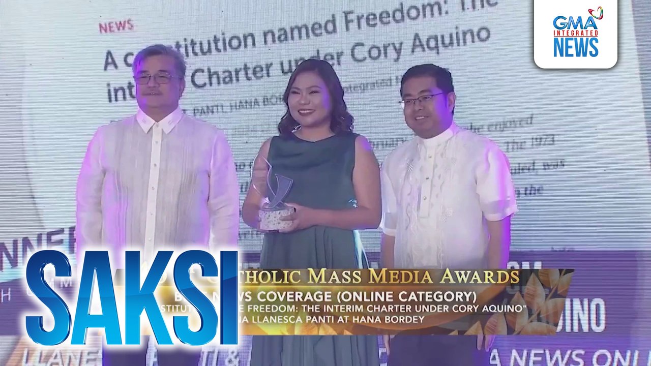 Ilang programa at coverage ng Kapuso Network, wagi sa 46th Catholic Mass Media Awards | Saksi