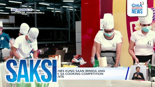 Worldwide cusines kung saan ibinida ang mangga, tampok sa cooking competition ng mga estudyante | Saksi