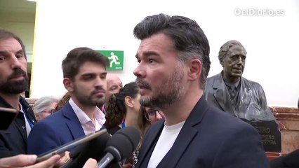 Rufián: "El PP repite el 'si quieren ayuda, que la pidan', una frase sacada de contexto. Ayuso dijo que 'se iban a morir igual', eso es mucho más terrible"