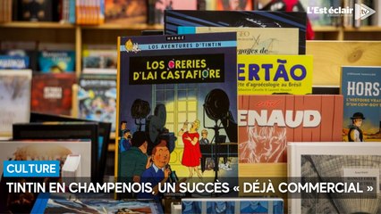 La BD de Tintin en langue champenoise rencontre un franc succès