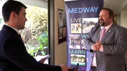 Vince Maple discusses Medway Council's budget