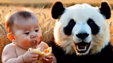 [BraveDown.Com] [宝宝跟大熊猫一起分享美食，这画面也太] [1732005452]