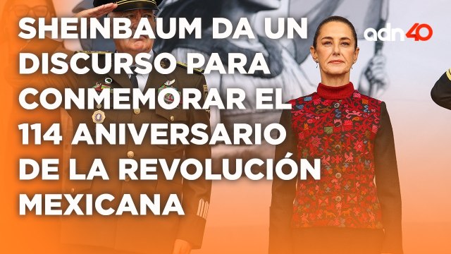 Claudia Sheinbaum da discurso para conmemorar el 114 Aniversario de la Revolución Mexicana