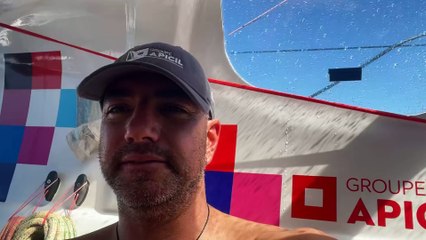 Vendée Globe 2024 - Damien Seguin /  GROUPE APICIL reprend de la vitesse