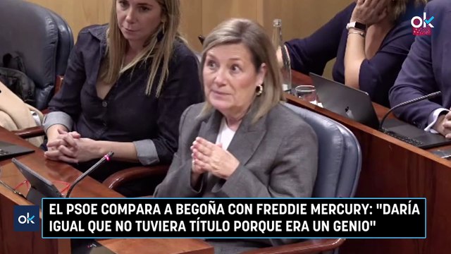 El PSOE compara a Begoña con Freddie Mercury: Daría igual que no tuviera título porque era un genio