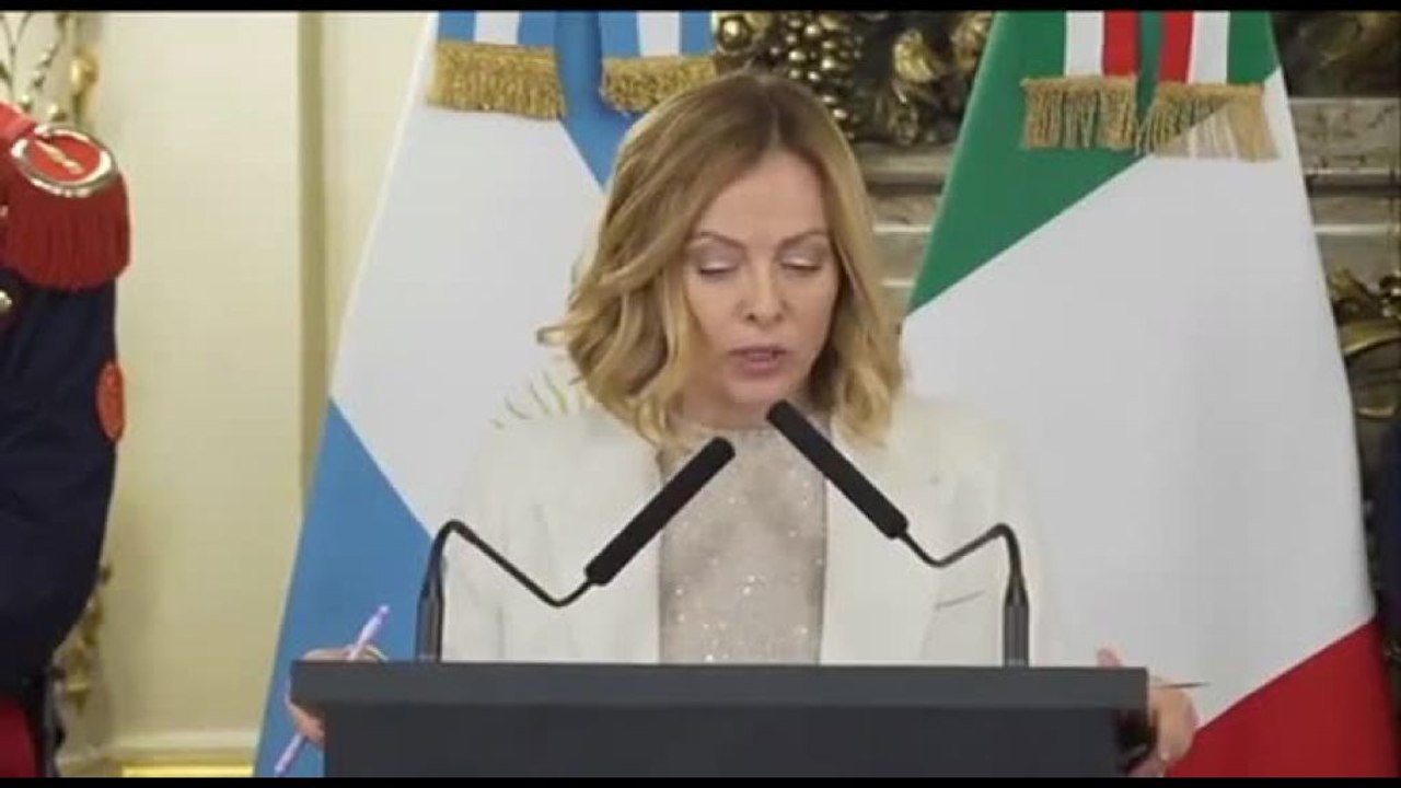 Italia-Argentina, Meloni: nostre relazioni hanno un potenziale enorme