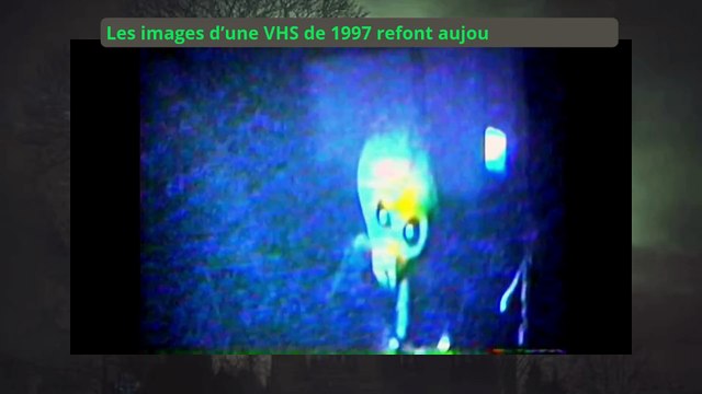 Image d'un alien issue d’une VHS de 1997 #mystery #alien #paranormal #horror
