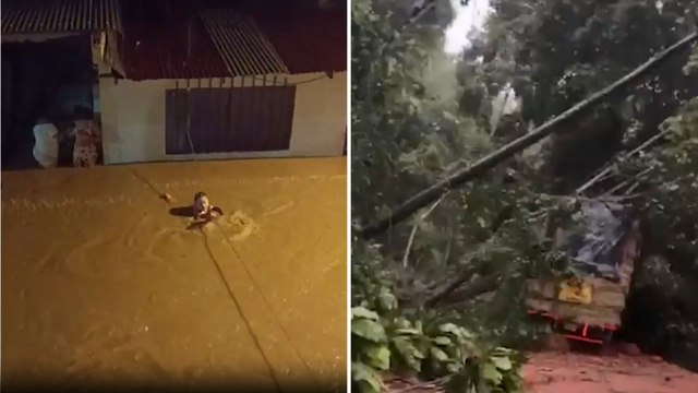 Lluvias provocan cierre en vía Medellín-Bogotá y dejan 300 familias afectadas en Puerto Triunfo