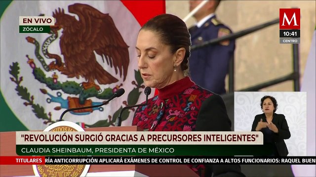 México ha vivido cuatro grandes transformaciones : Sheinbaum por Día de la Revolución Mexicana