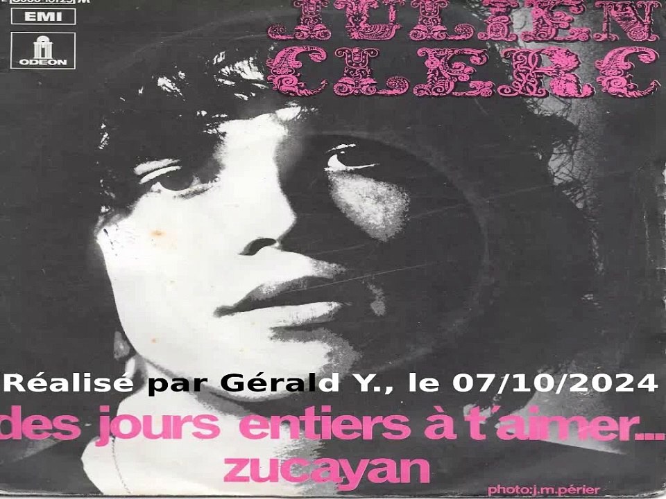 Julien Clerc_Des jours entiers à t'aimer (Clip 1970)
