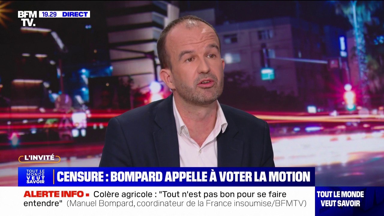 "Je crois à la réhabilitation": Manuel Bompard évoque les conditions pour être candidat au sein de la France insoumise