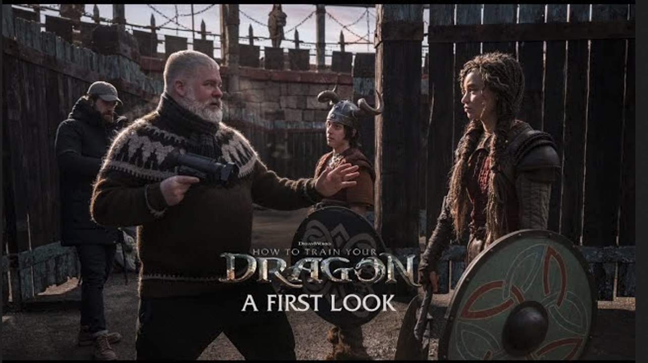 How To Train Your Dragon | Behind the Scenes First Look - Mason Thames, Nico Parker, Gerard Butler