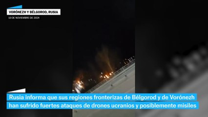 La región fronteriza rusa bajo un intenso ataque de drones
