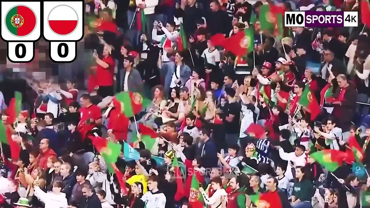 ملخص مباراة البرتغال وبولندا اليوم 5-1 اهداف مب...