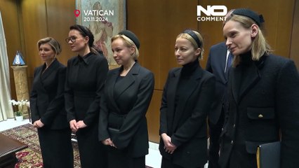 La Première dame ukrainienne, Olena Zelenska, s'est entretenue avec le Pape au Vatican