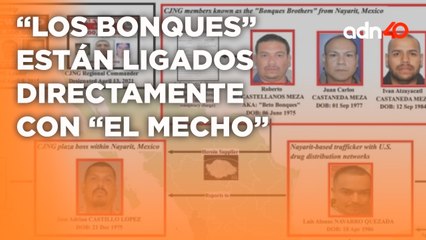 "Los Bonques" red criminal al servicio del CJNG trafican droga desde los años 90 a EE.UU.
