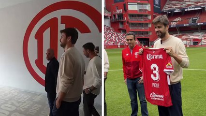 Gerard Piqué está en México y se deja ver como un verdadero Diablo del Toluca