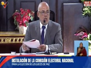 Presidente de la AN Jorge Rodríguez explicó la forma de elección y funciones de los jueces de paz