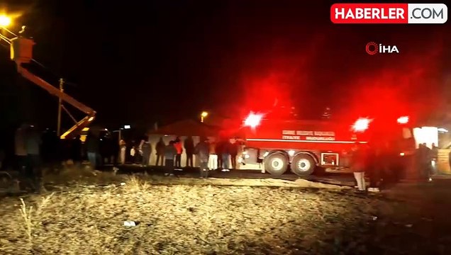 Edirne'de Yangın Mahalleliyi Sokağa Döktü