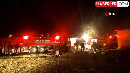 Edirne'de Yangın Mahalleliyi Sokağa Döktü