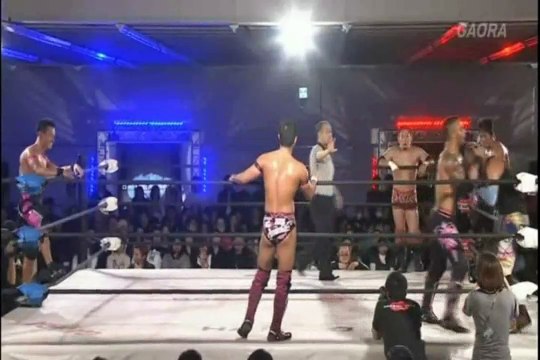 22nd December 2012 World-1 International (Masato Yoshino, Naruki Doi, Ricochet) vs Jimmyz (Genki Horiguchi, Ryo Jimmy Saito, Jimmy Susumu)