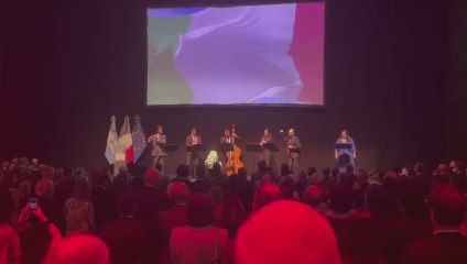 Italia-Argentina, Meloni al teatro Coliseo: Venezi dirige Inno nazionale - Video