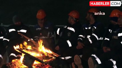 Nallıhan'da Maden İşçileri Varlık Satışına Karşı Eylemde