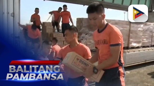 DSWD at PCG, patuloy sa paghahatid ng FFPs sa mga sinalanta ng bagyo;