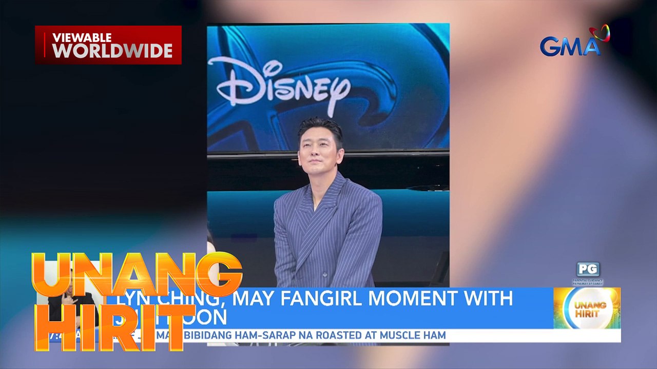 Lyn Ching, may fan girl moment with Ju Ji Hoon sa Singapore! | Unang Hirit